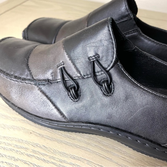 Reiker Antistress Leather Slip-On Loafers Two Tone Brown Black size 6 (37) - Picture 8 of 12